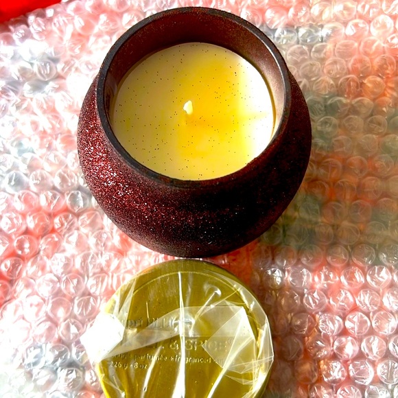 Capri Blue Tinsel & Spice Holiday Candle - Petite Glam Jar Candle - - Picture 3 of 12